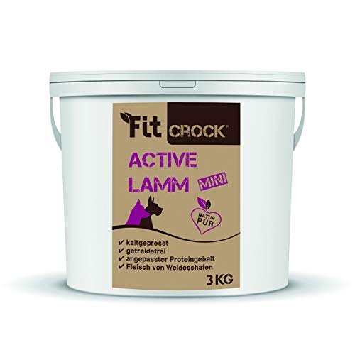 cdVet Fit-Crock Hundefutter trocken Active Lamm Mini 3 kg getreidefrei