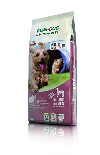 BEWI DOG Mini 12 5 kg Hundefutter Trockenfutter für kleine Hunderassen ohne Weizen Soja 80% tierisches Eiweiß extra kleine Kroketten