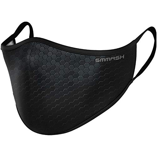 SMMASH Premium Design Hochwertiges Gesichtsmaske Waschbar Hergestellt der Europäischen Union Staubschutzmaske Damen Herren L XL