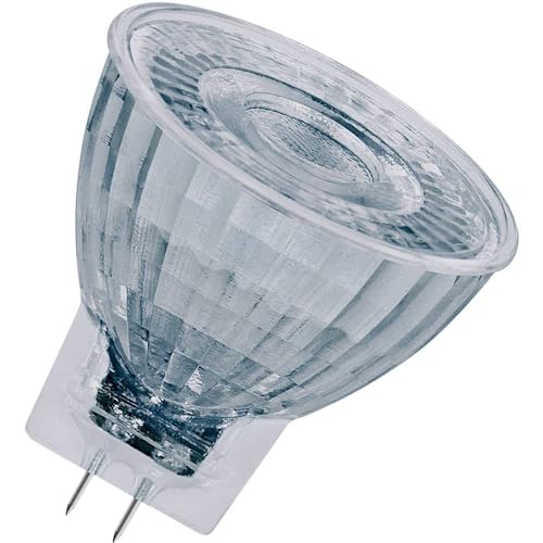 OSRAM Dimmbare MR11 LED Reflektorlampe mit GU4 Sockel Warmweiss 2700K Glas Spot 3.2W Ersatz für 20W-Reflektorlampe LED SUPERSTAR MR11 12 V Warmweiß