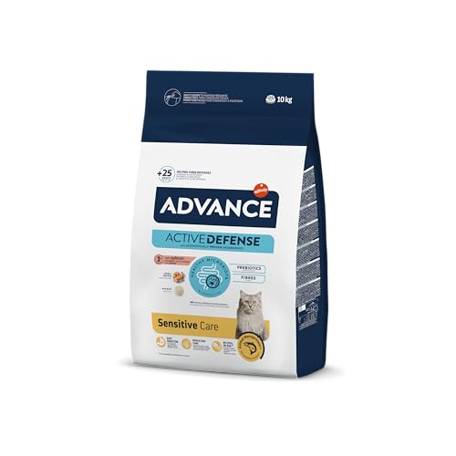 ADVANCE Sensitive Sterilized Cat Food with Salmon - 10 kg