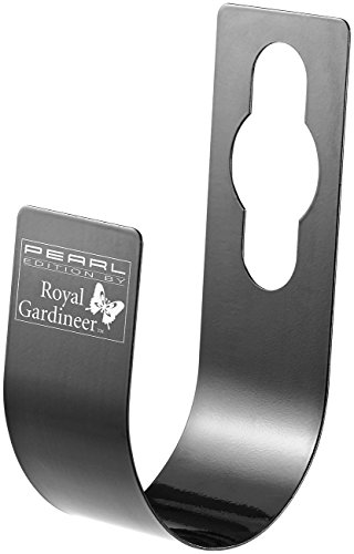 Royal Gardineer Gartenschlauchhalter Gartenschlauch-Halterung aus Metall zum Anbringen am Garten-Wasserhahn Gartenschlauchhalter Metall