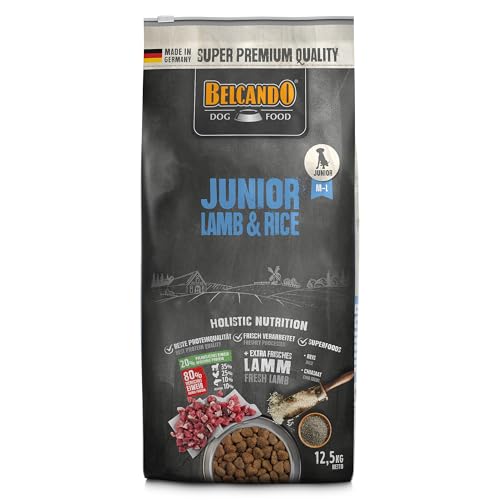 Belcando Junior Lamb Rice 12 5 kg Hundefutter Trockenfutter für Junghunde Alleinfuttermittel für Junghunde ab 4 Monaten