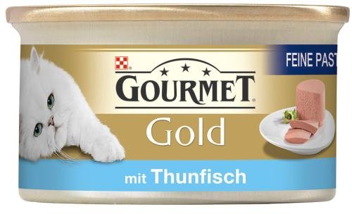 Purina Gourmet Gold Feine Pastete Thunfisch 24er Pack 24 x 85 g