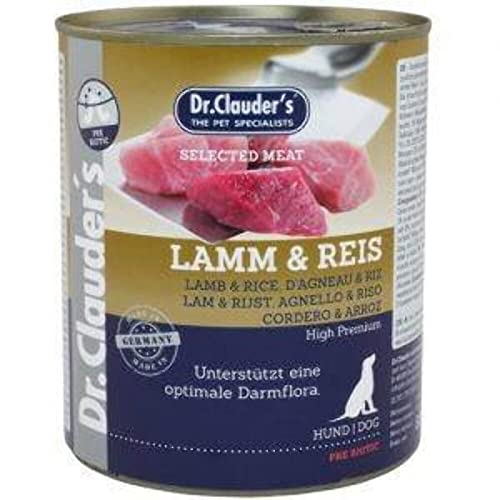 Dr.Clauder s Selected meat Lamm Reis 6 x 400g