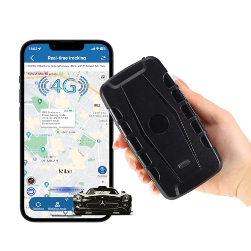 TKMARS 4G GPS Tracker Ohne ABO GPS Tracker Auto 20000mah Ultra-Lange Standby-Zeit Stark Magnetisch Wasserdicht Mehrere Alarme