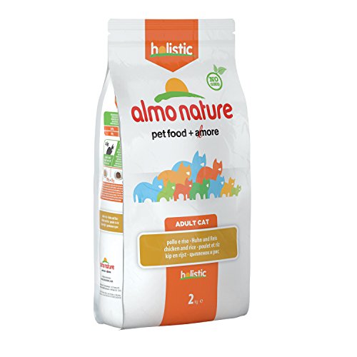 Almo Nature Holistic Maintenance Trockenfutter für Katzen mit frischem Huhn 2Kg