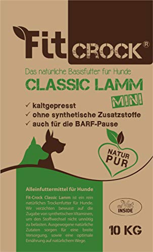 cdVet Fit Crock Hundefutter trocken Classic Lamm Mini getreidefrei