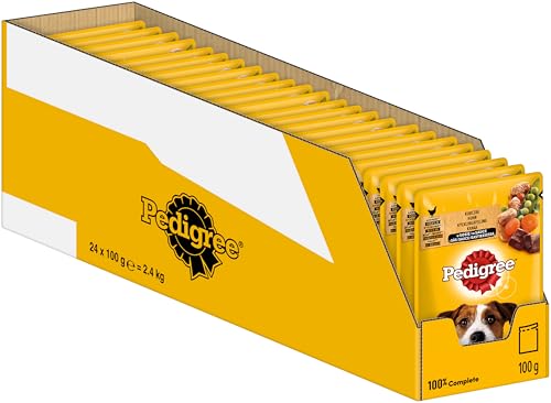 PEDIGREE Vital Protection Portionsbeutel mit Huhn und Gemüse in Sauce 24 x 100g