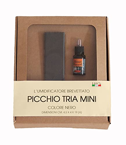 PICCHIO TRIA MINI anthrazit lackiertem Edelstahl mit parfümierter Essenz Öfen und Kamine mit Magnet entworfen von Firestyle