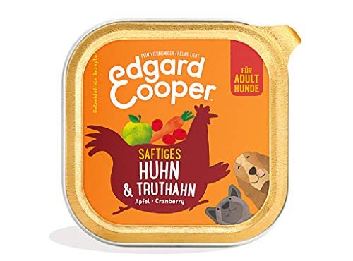 Edgard Cooper für Huhn Truthahn 150gx 11 Getreidefrei natürliche Zutaten und frisches Fleisch voller essentieller Aminosäuren
