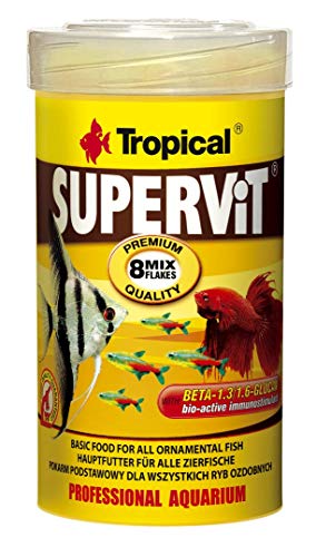  Supervit Premium Hauptfutter Flockenfutter alle Zierfische 1x 1 l