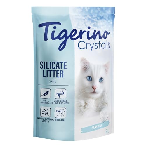 Tigerino - Crystals Katzenstreu 5L Classic Sensitive parfümfrei