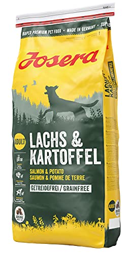 JOSERA Lachs Kartoffel 1x 15kg getreidefreies Lachsprotein als einzige tierische Proteinquelle Super 1er Pac