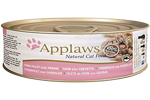 Applaws Cat Tuna Fillet with Prawn - Can 70g