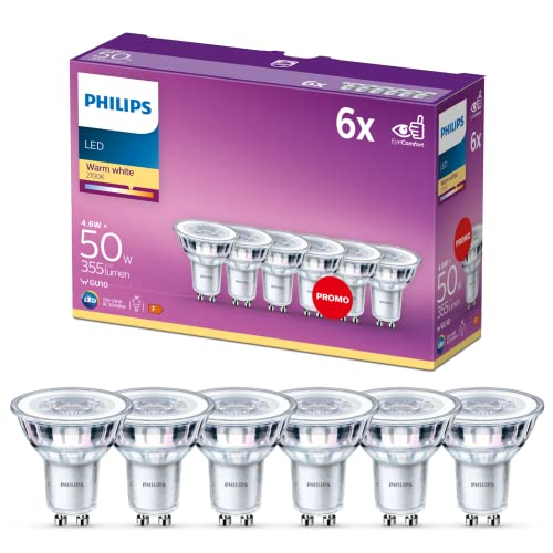 Philips Classic GU10 Lampe 50 W Reflektor warmweiß 6er Pack