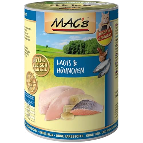 MAC s Katzenfutter Seelachs Naturreis 12 X 400 g