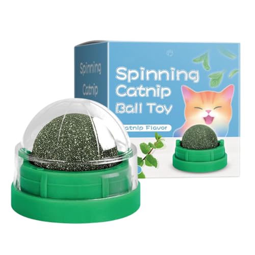 Cat Nip Balls Katzenminze-Bälle die an der Wand haften - Katzenminze-Wandbälle für Katzen - Interaktives Mehrzweck-Katzenminze-Spielzeug für Katzen zur Appetitanregung und Verbesserung der Verdauung