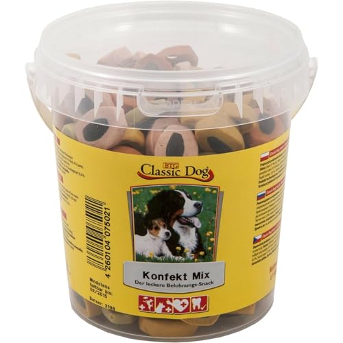 Classic Dog Snack Konfekt Mix Eimer 500 g