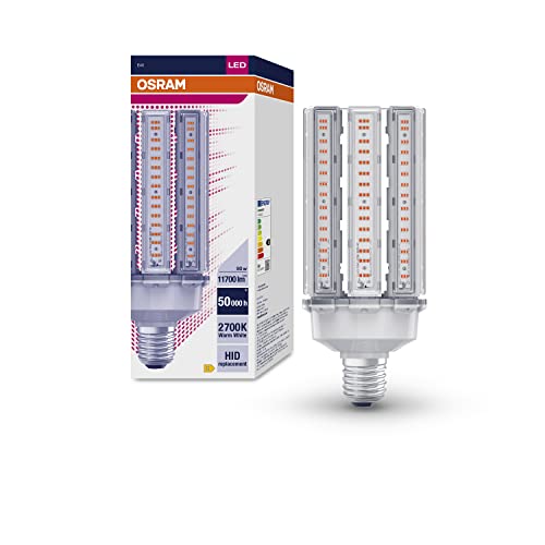 OSRAM Lamps LED-Ersatz von HID Lampen für die Außenbeleuchtung HQL LED PRO 11700 lm 90 W 2700 K E40 Aluminium