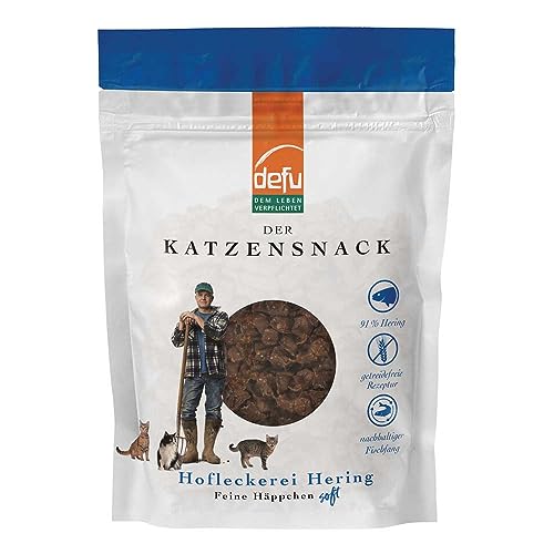  Katzensnack 1x 80g Hofleckerei Feine Häppchen Soft Hering getreidefrei Snack für