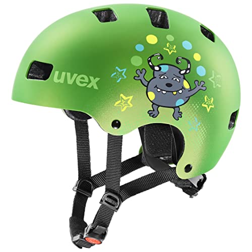 uvex kid 3 cc   robuster für  individuelle Größenanpassung   optimierte Belüftung   green matt   55 58 cm