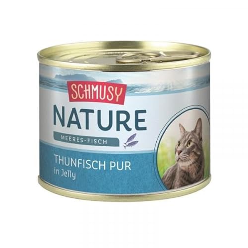Schmusy Nature Meeres-Fisch Thunfisch Pur 12 x 185 g