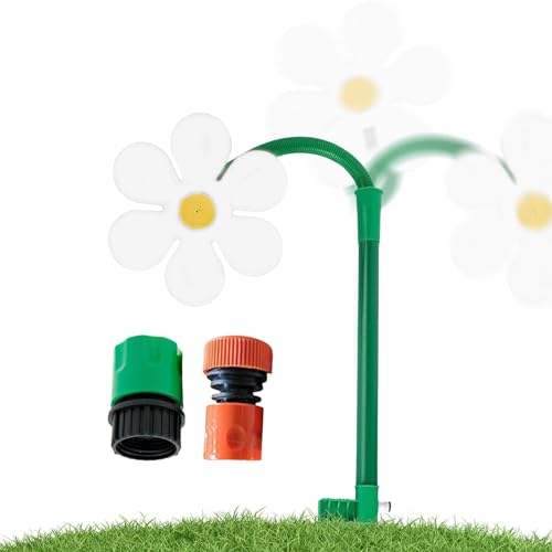 Daisy Wassersprinkler Rasensprinkler Tanzende Blume Daisy Sprinkler 360 Grad Wasserblume Für Garten Kinder Blume Wassersprinkler Für Spritzblume Wasserspiel Garten Regner Für Hof Rasen