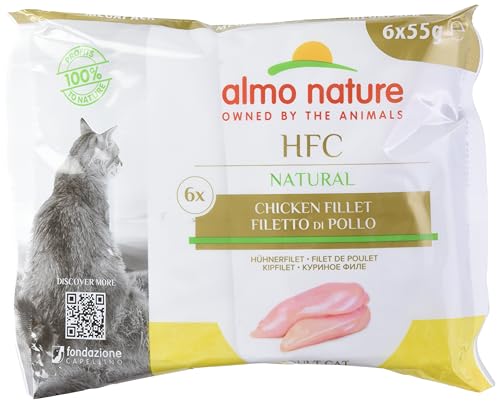 almo nature HFC Natural Megapack Katzenfutter nass - Hühnerfilet 6er Pack 6 x 55g