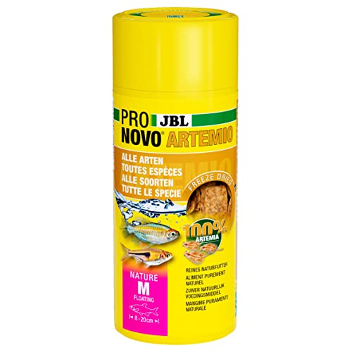 JBL PRONOVO ARTEMIO Artemia-Leckerbissen für alle Zierfische von 8-20 cm Größe M 250 ml