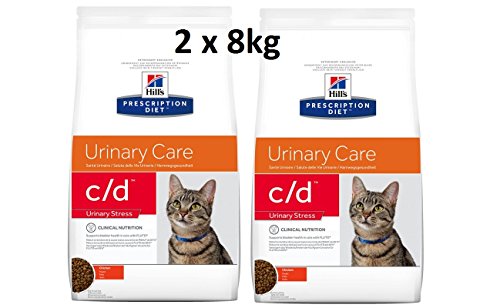 Hills Prescription Diet Feline c d Urinary Stress 2 x 8kg Katzenfutter Veterinary Diets