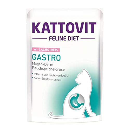 Kattovit PB Feline Diet Gastro Lachs Reis 85g Menge 24 je Bestelleinheit