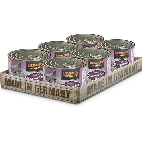  6x200g Kaninchen für Feuchtfutter Alleinfutter aus der Dose 1 2kg