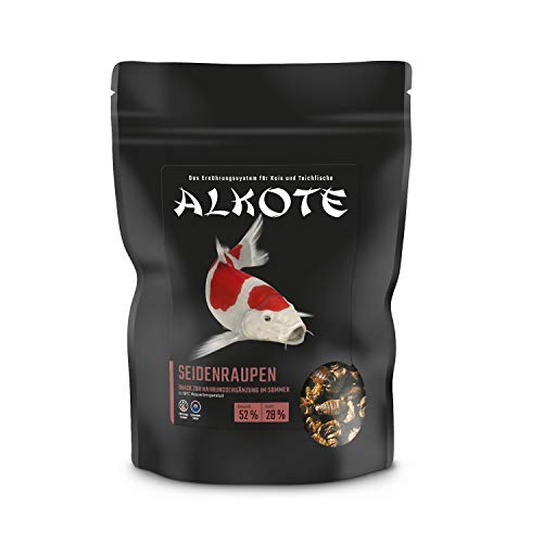 ALLCO Premium AL KO TE Snack zur Nahrungsergänzung Sommer Seidenraupen Getrocknet Schwimmend 300 g