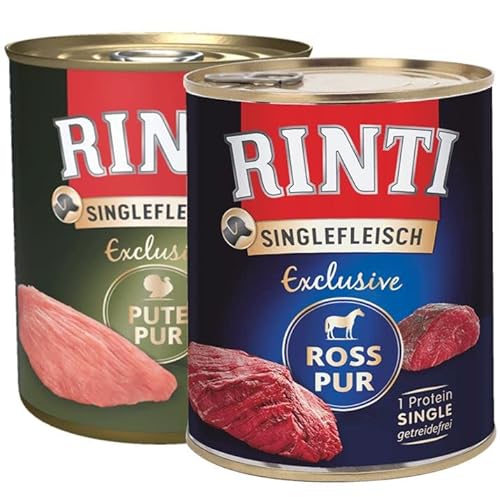 Rinti Singlefleisch Multipack Exclusive Ross Pute 12 x 800 g