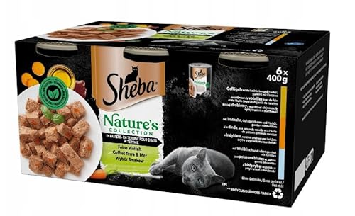 Sheba Katzenfutter Nassfutter Nature s Collection in Pastete Feine Vielfalt 12 Dosen 2 x 6 x 400g