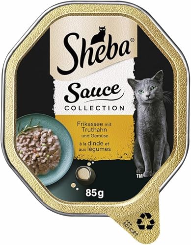 SHEBA Schale Sauce Collection Frikassee mit Truthahn und Gemüse 1 x 11 x 85g