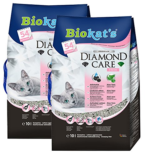 Biokat s 613079 Diamond Care Fresh 10 L 2er Pack