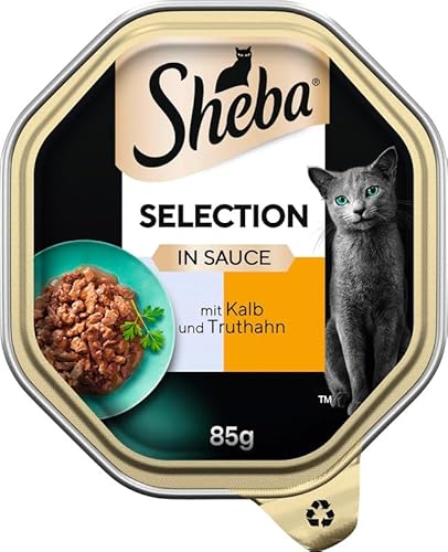 SHEBA Schale Selection in Sauce mit Kalb und Truthahn 1 x 11 x 85g