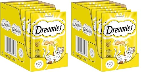  Katzensnacks Käsegeschmack 12er Pack 6x60g Außen innen cremige