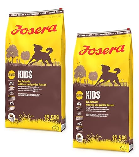 Josera Kids 2 x 12 5kg Sparpaket Trockenfutter für Hunde