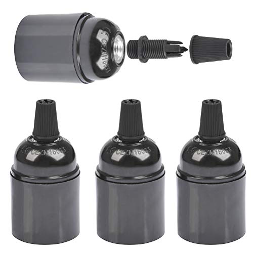 FOCCTS 4 Stück Glühbirnen Glühbirne ?38  H50mm Bulbhead Light Converter zu Lampenfassung mit Glühbirnenhalter für Vintage Glühbirne Wasserdichte isolierte Glühbirne Schraube