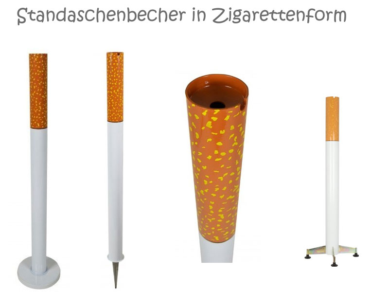 Standaschenbecher Zigarette